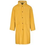 Light Duty Storm Rubberised Polyester pvc Raincoat - Yellow - Yellow 5XL