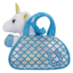 Unicorn In Bag Plush Toy 16CM