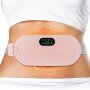 1PC Heating Waist Belt For Menstrual Cramps Relief Portable Cordless Heating Pad For Stomach 3-SPEED Temperature Adjustment And 4-SPEED Massage Modes Back And Belly