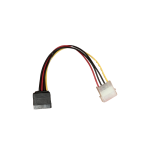 4-PIN Molex To Sata Power Adapter - Gold Pristine
