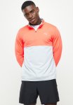 Puma Gamer Colorblock 1 4 Zip Golf Sweatshirt - Hot Coral-high Rise