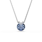 SWAROVSKI Bella Pendant Blue Rhodium Plated