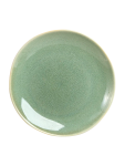 Reactive Glaze Sage Green Plate 19.5CM - None Green