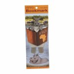 Leather Bookmark - Hippo The Hippo