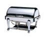 Chafing Dish Euri Rectangular Roll Top 18/10 S/steel 667MM X 488MM X 452MM 8LT - CDE0008