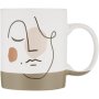 Clicks New Bone China Faces Two Tone Mug Charcoal 340ml