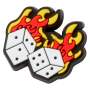 Dice On Fire Jibbitz