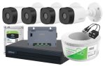 Dahua 4 Ch Cooper Xvr Kit With 4 X Bullets