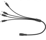 1 Female To 4 Male Dc Power Y Splitter Cable Cord