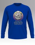 Retro Millennium Falcon Long Sleeve T