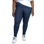Donnay Plus Size Basic Denim Knit Leggings - Blue