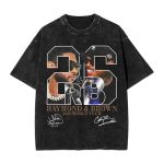 Chris Raymonds Browns 2026 Music Tours Mens Vintage Oversized Short Sleeve Crewneck T-Shirt Top Tee Shirts Classic Clothesxx-lar