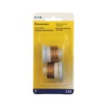 Bussmann BP T-15 15 Amp Type T Time-delay Dual-element Edison Base Plug Fuse 125V Ul Listed Carded Pack Of 2