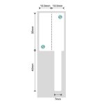 NB253 - - B1 B21 B3S B4 - 25X78MM - 100 Cmc Logo Cable Labels