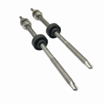 SN024B Hanger Bolt .steel Tip For Slate zinc ibr Roof