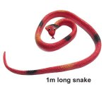 Rubber Snake 1M Assorted