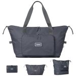 The Foldie Foldable Travel Tote Bag For Women - 40L Weekender Overnight Bag Duffel With Multiple Pockets And Luggage Sleeve - Ai