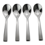 @home Contemp Cutlery Espr Spn Hangsell Set Of 4 Silver