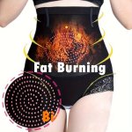 Biomagnetic Women's High-waist Slimming Shapewear Non-woven Breathable Hip Lifter Fat Burning Fitness Underwear With Hand Washab