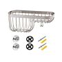 Shower Basket With Soap Holder Neo Chrome Shinny