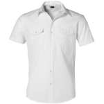 Mens Short Sleeve Bayport Shirt White