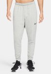 Nike Dri-fit Taper Fitness Fleece Trouser - Dark Grey Heather & Black