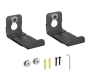 2 Pcs Soundbar Mount Adjustable Under Tv Wall Bracket