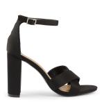 Black Buckle Sandal