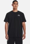 Under Armour Ua Logo Emb Heavyweight Short Sleeve - Black