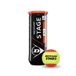 Dunlop Stage 2 Orange Dot Tennis Balls Can Of 3