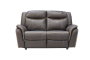 Trent 2 Seater Action Couch Brown