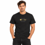 Mens 0093 T-Shirt In Black - Black / 2XL