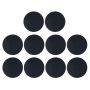 10 Pieces Round Bbq Mats - Ptfe High Temp Resistant