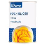 No Name Peach Slices In Syrup 420G