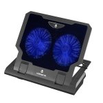 Volkano Glacier Series Upright Notebook Cooling Stand - Dual Fans