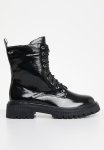 Plum Juniper Lace-up Boot - Black