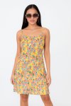 Angelique Strappy Above Knee Floral Summer Dress