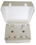 Switch Socket Double Industrial Weatherproof