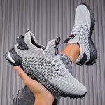 Men's Breathable Non Slip Sneakers For Spring Summer Outdoor Activities Street Jogging Park Workout