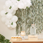 Botanical Baby MINI White Balloon Arch Kit
