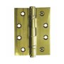 Solid Brass Door Hinges - 100 X 75MM - Ball Bearing