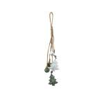 Hanging Bundle Green & White 1.2X4.5X27CM - Tree