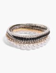 Mixed Material Party Stretch Bracelet 5-PACK