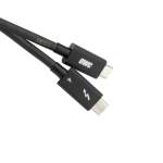 Thunderbolt 3 4 2M Cable - BLACK-CBLTB4C2.0M