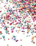 Glass Metal Crushed Stone Filler 20G Multicolor