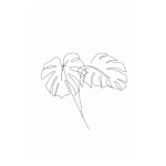 Handrawn Line Art Print 11