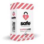 Safe - Condoms Super Lube Extra Lubricant 10 Pcs