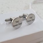 CAS102458 - Personalized Cuff Links Stainless Steel 15X19MM