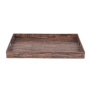 @home Woodgrain Tray Dark Brown