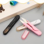 1 Pair Of Scissors Safety Sewing Scissors Thread Cutting Scissors Embroidery Cross Stitch U-shaped Scissors
